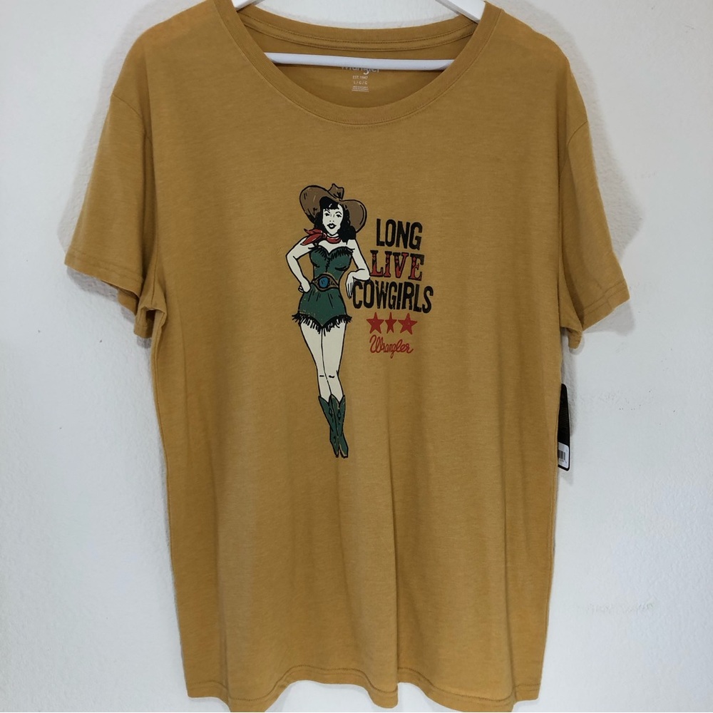 NWT Wrangler “Long Live Cowgirls” Graphic Tee T-Shirt